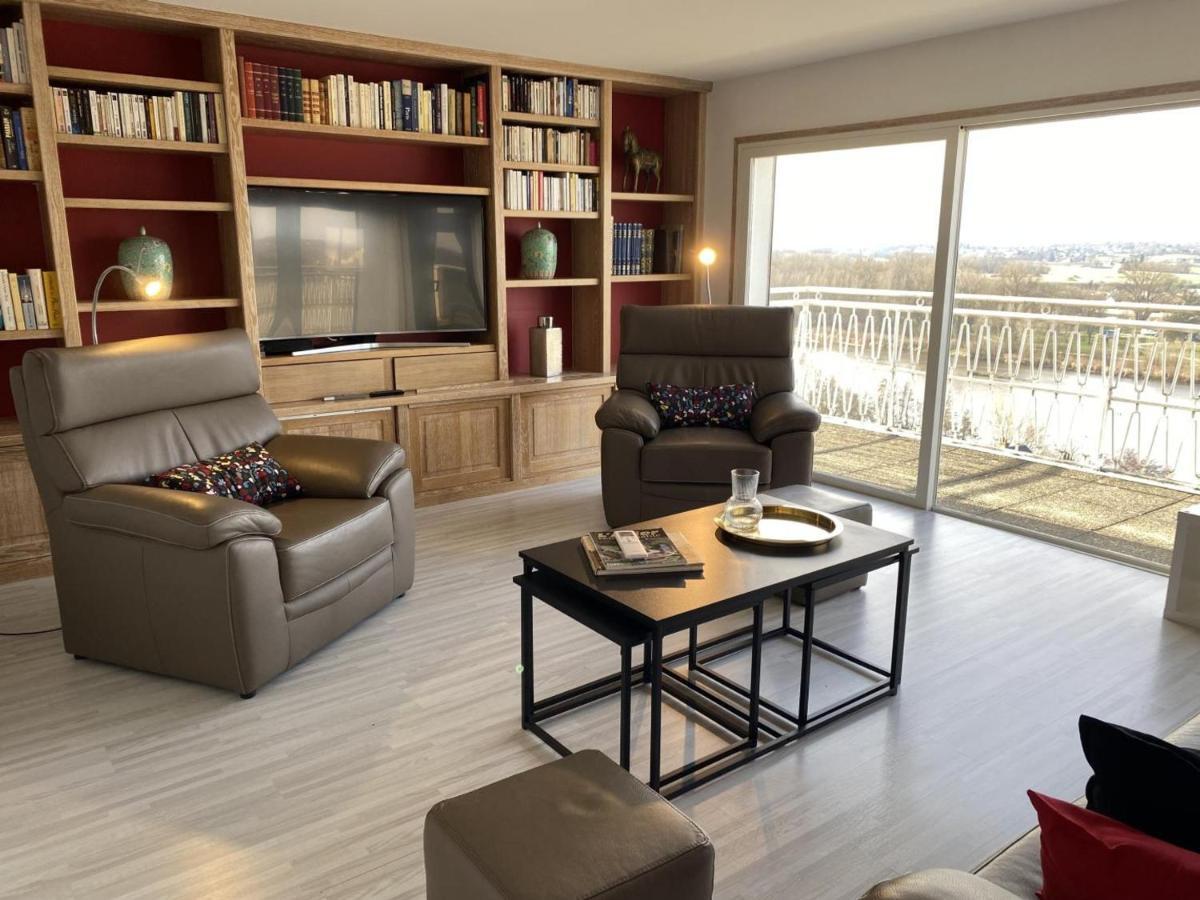 Appartement Panoramique Au Centre De Moulins Avec Terrasse, 2 Chambres, Et Equipements Modernes - Fr-1-489-412 Екстер'єр фото
